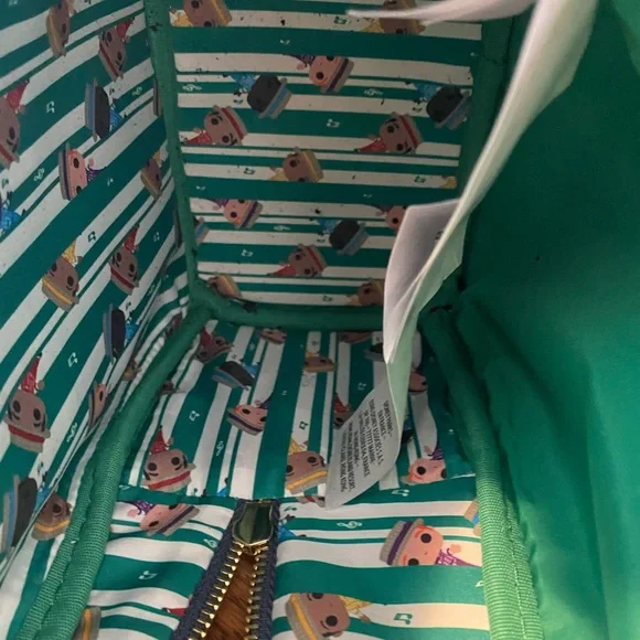 Loungefly Disney Parks Blue Railway Mini Backpack - Picture 5 of 9